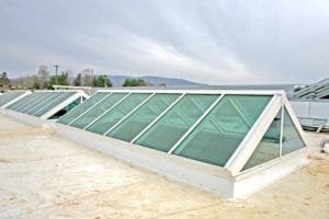 Skylight Guide - Double Pitch Skylight With Glazed Ends