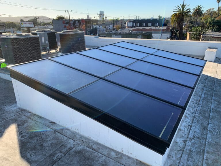 Flat Glass Skylight Commercial Building